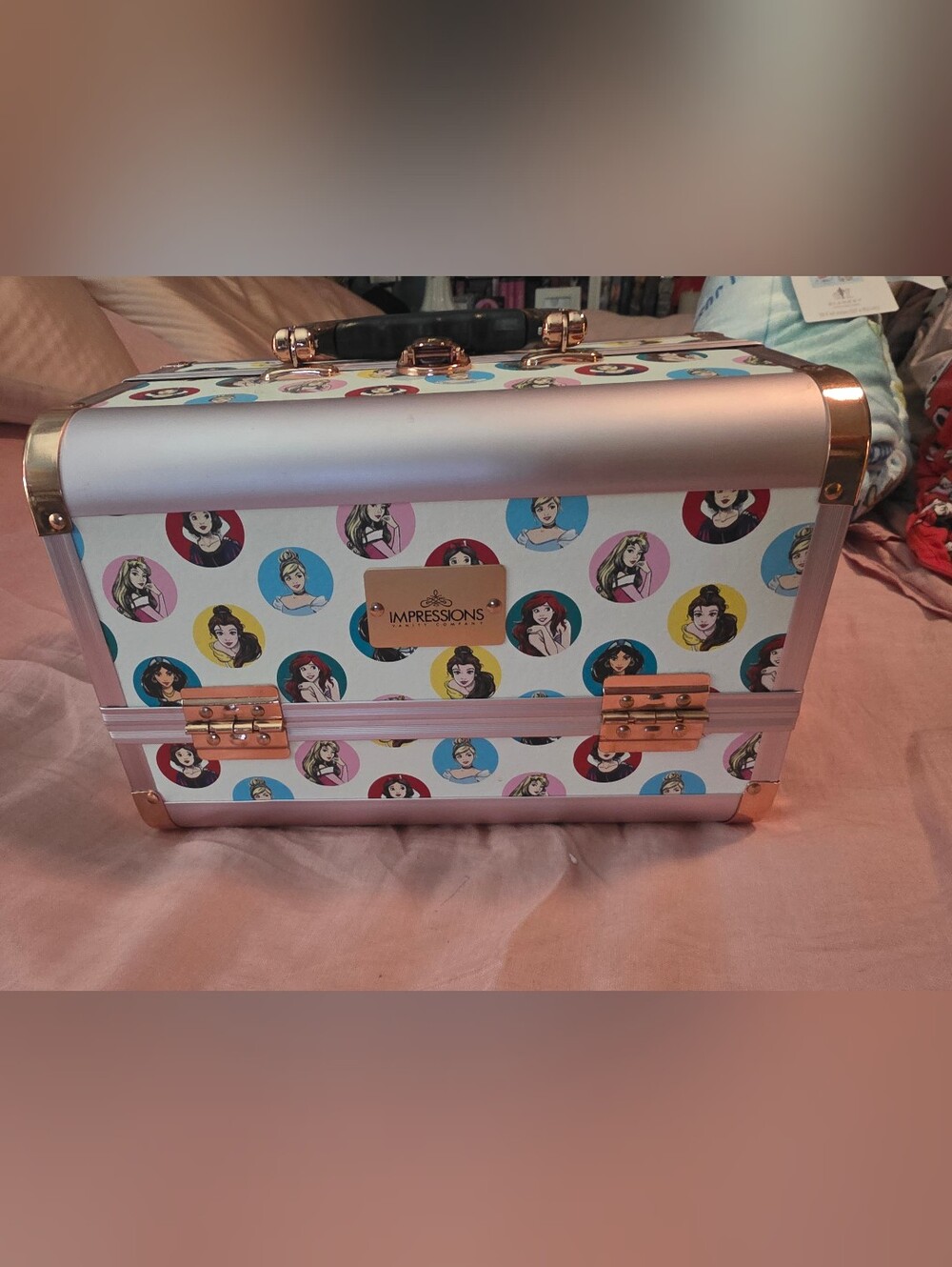 Impressions Vanity Disney Princess "Dream" SlayCase mini makeup travel case